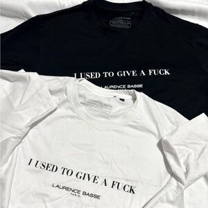 Laurence Basse Paris white and black Large Women’s T Shirt